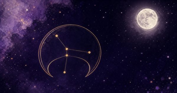 かに座今日の運勢の夜空の挿絵