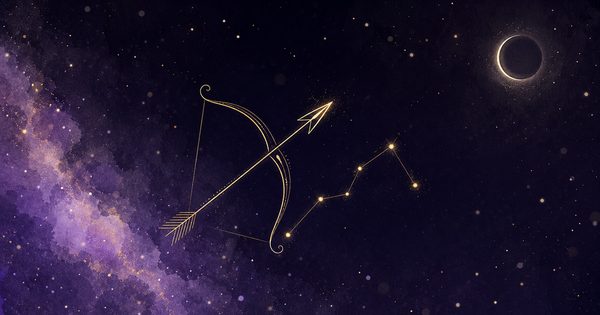 いて座今日の運勢の夜空の挿絵